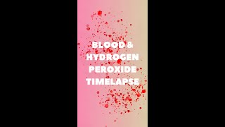 Hydrogen peroxide vs. blood stains #laundry