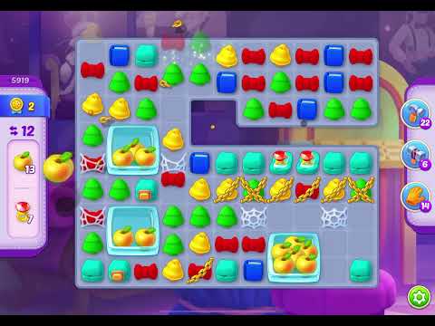 HomeScapes Level 5919 no boosters (21 moves)