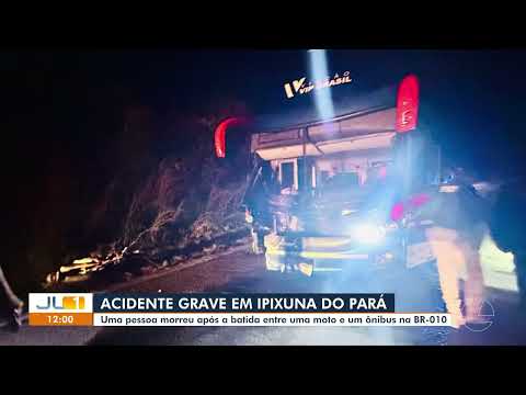 Grave âcidęntę mätå uma pessoa e deixa outra fęridä na BR 010, em Ipixuna do Pará