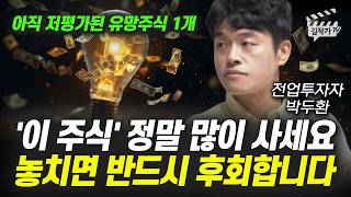 '이 주식' 정말 많이 사세요, 놓치면 반드시 후회합니다 (전업투자자 박두환)