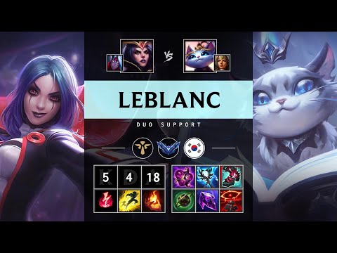 LeBlanc Support vs Yuumi - KR Diamond Patch 25.S1.1