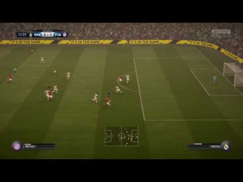 Kombination Lewandowski vs Real Madrid