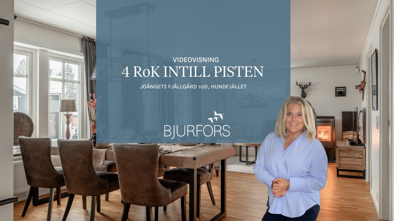 4 rum Lägenhet på Joängets Fjällgård 10D Hundfjället Malung-Sälens kommun - video