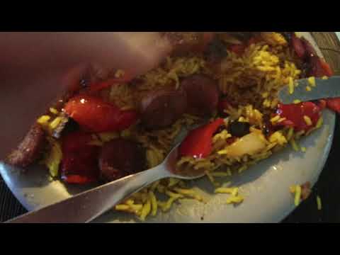 MongoTV_6467 - Min Aftensmad - DANISH MUKBANG - Del 1 - Stegte PØLSER Med KARRY RIS - LØG-PEBERFRUGT