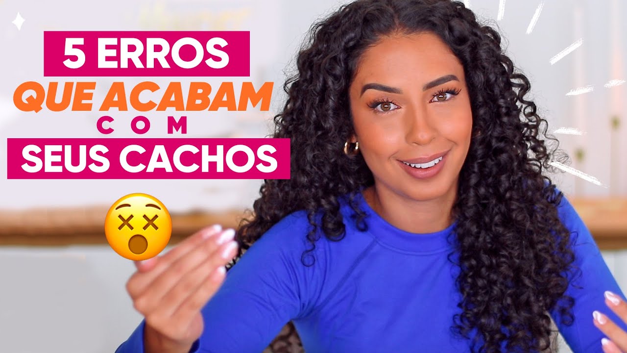 5 ERROS QUE VOCÊ NÃO DEVE FAZER NO CABELO CACHEADO E CRESPO | JULIANA LOUISE