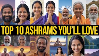 Top 10 Ashrams in India 2025 | Yoga Retreats, Meditation Courses & Aff