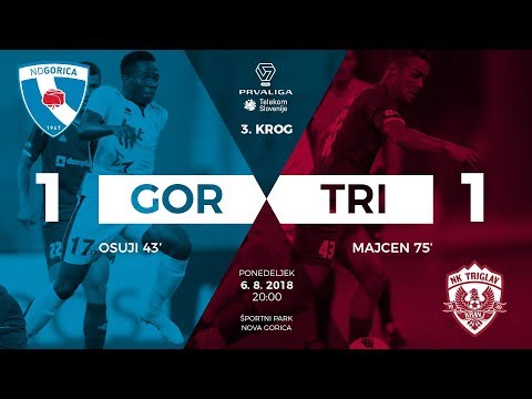 3.krog: Gorica - Triglav 1:1 ; Prva liga Telekom Slovenije 2018/2019