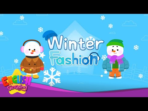 Winter Fashion  (Seasonal Fashion) - Kids vocabulary -Learn English for kids
