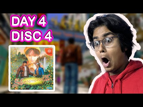 I am playing Shenmue 2 for the first time! DISC 4 ALREADY!
