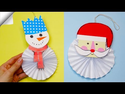DIY paper crafts Paper toys Christmas crafts santa claus DIY santa claus