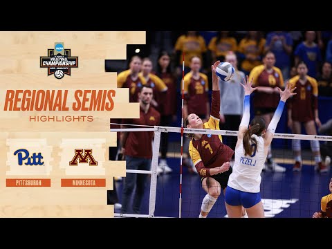 Pittsburgh vs. Minnesota: 2025 NCAA volleyball regional semifinal highlights