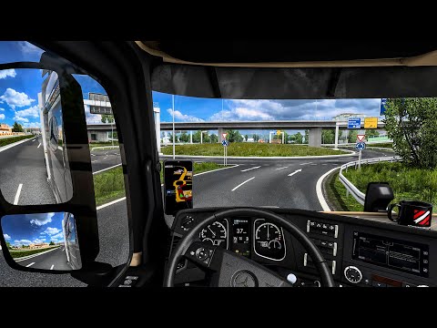 Frankfurt am Main 🇩🇪 - Mannheim 🇩🇪 | Mercedes New Actros ✪ ETS2 1.46 Open Beta ✪ 4K 60fps