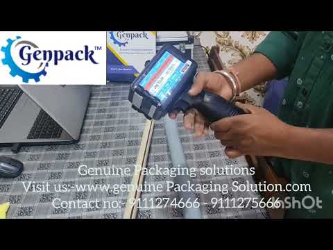 M6 Touch screen Batch Coding Machine | Handheld Inkjet for pouch, Carton box, Bottles - Hp inkjet
