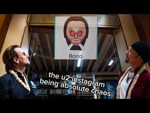 u2 being chaotic on their instagram