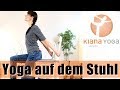 Yoga In The Office At The Workplace Office Yoga Routine For Tension Relief Chair Yoga