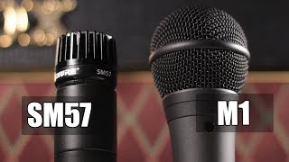Video thumbnail for Shure SM57 vs Rode M1 (electric guitar) (pt.1) by Crash Course Recording