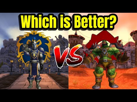 Horde VS Alliance, Which is Better? WoW Classic Hardcore┃Which is harder?