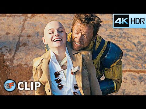 Escaping Alioth Scene | Deadpool & Wolverine (2024) 4K HDR Movie Clip