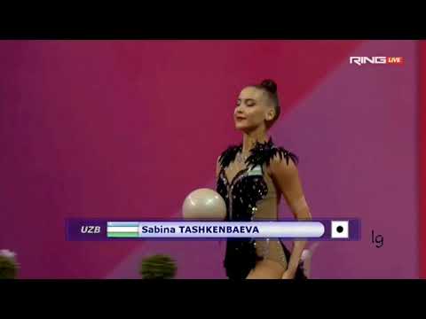 Sabina Tashkenbaeva Ball AA Qualifications World Cup Sofia 2021