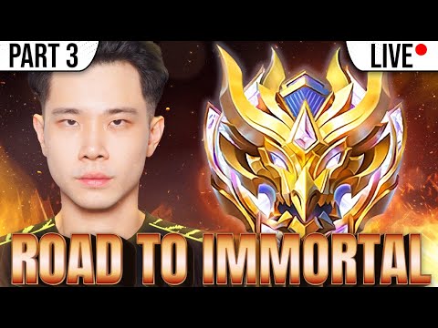 🔴 LIVE | PUSH RANK KE MYTHIC IMMORTAL PART 3 (MOBILE LEGENDS)