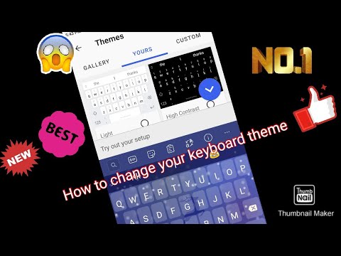 How to change your keyboard theme in redmi note 4 👍👍