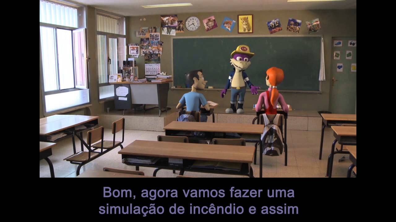 Como evacuar a escola em caso de incêndio