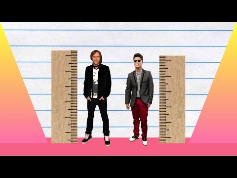 How Much Taller? - David Guetta vs Bruno Mars!