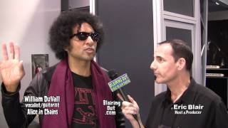 Alice in Chains William DuVall talks w Eric Blair Peace,Love & Rebellion @ Namm 2014