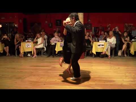Blanquita, a tango legend 93 years old dance milonga in Sueño Porteño, Buenos Aires