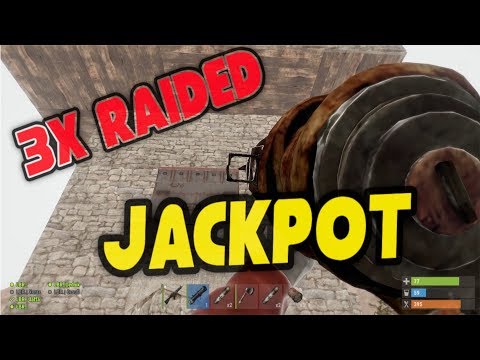 RUST - czech/eng - 3x raided - found jackpot in decaying base