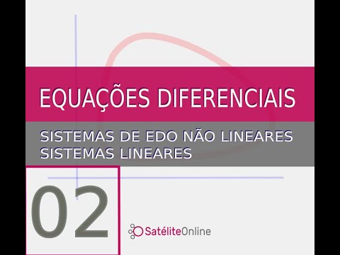 Sistemas de EDO não lineares 02: Sistemas Lineares