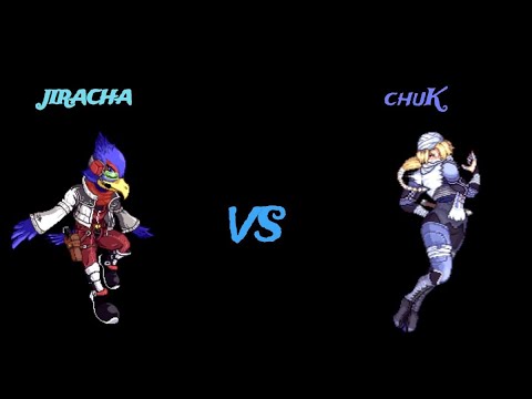 Ssf2 online friendlies: jiracha(falco) vs chuK(shiek)
