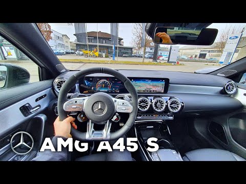 New Mercedes AMG A45 S 2021 Test Drive Review POV