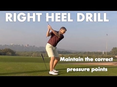 Golf Lesson – Keep The Pressure in Your Right Heel