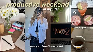 VLOG 💌| eventful days in my life, self-care nights, & staying productive and motivated!