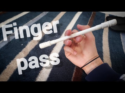 #3 aula, agora a manobra que anda em seus dedos FINGER PASS! | #penspinning
