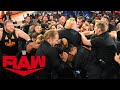 WWE Locker Room Empties As Brock Lesnar And Bobby Lashley Brawl On The Rampway