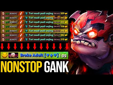 Invoker TYPED GG Because of This! Mid Pudge Nonstop Gank DESTROYED PA without Mercy | Pudge Official