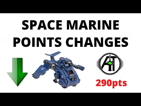 Space Marine Points Changes from Chapter Approved 2021 - Munitorum Field Handbook