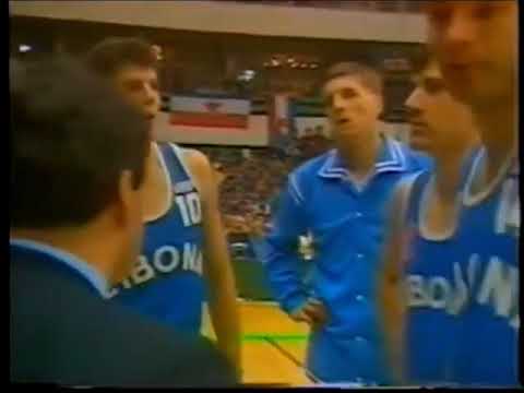 EUROPEAN CUP WINNERS' CUP: 1987 final - Cibona Zagreb vs Scavolini Victoria Libertas Pesaro