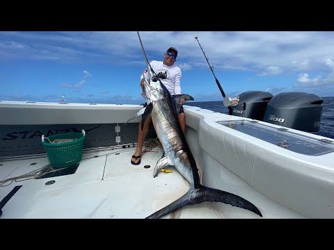 Massive Swordfish *HAND CRANK 2000’ deep* {Catch Clean Cook} Ft. StanzFam
