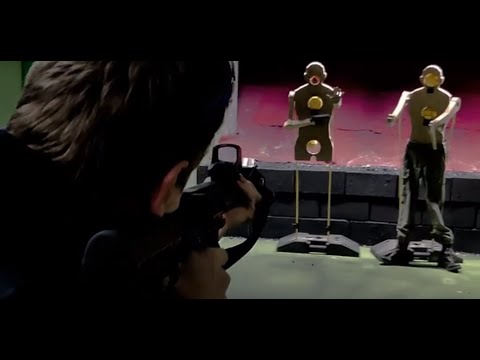 Verteidigungsschiessen mit reaktiven Zielen von Mat France