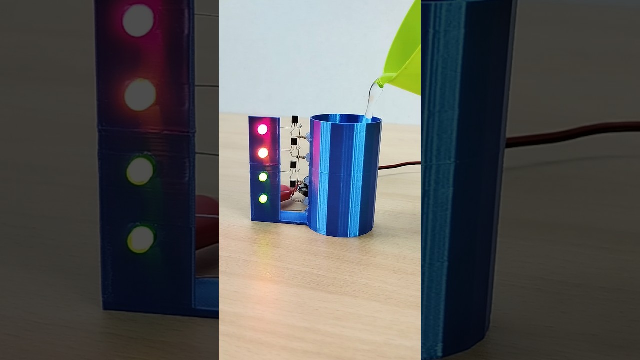 Medidor de Nivel de Agua #medidores #medidor #agua #proyectos #escolares #circuitoseletricos