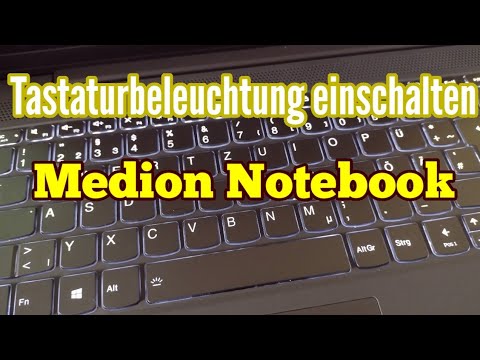 Medion Notebook Tastaturbeleuchtung einschalten und ausschalten Medio Laptop