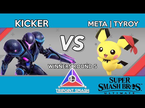 Tripoint Smash 43 - Winners Round 5 - Kicker (Dark Samus) Vs. Meta | Tyroy (Pichu)