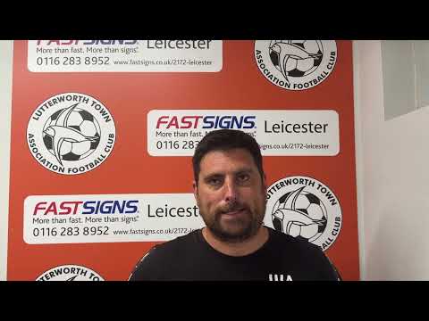 Post Match Interview With Will Andrew From Lutterworth Town VS Coventry United FC