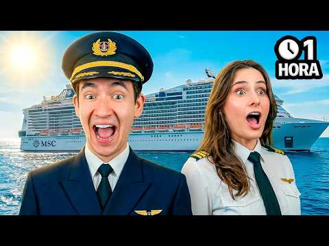 We spent 120 hours on a cruise at sea.