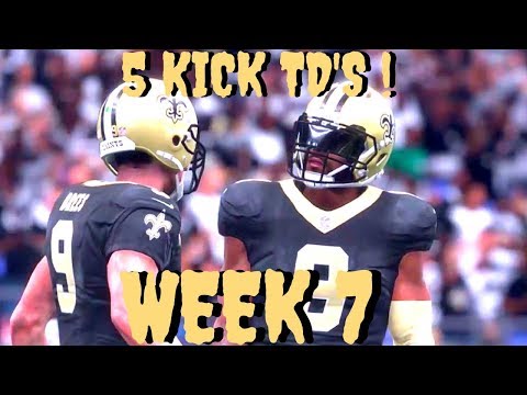Madden 18 Career mode WR S3 Ep 7 - MEGATRON BREAK NEW KICK/PUNT RETURN RECORD WITH 5 TD'S ! *CRAZYY*