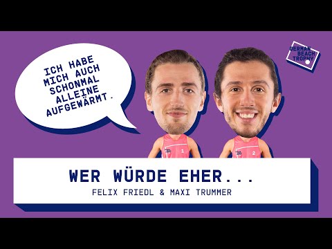 Maxi Trummer & Felix Friedel | Wer würde eher... | German Beach Trophy