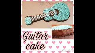 GUITAR CAKE without mold #THE SWEET TOOTH  #DIY by Disha Mohnot